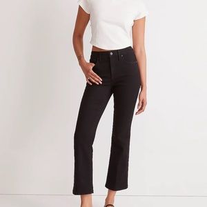 Madewell Kick Out Crop Jeans black size 31